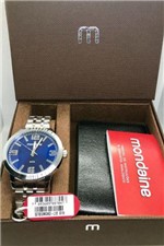 Ficha técnica e caractérísticas do produto Relógio Masculino Mondaine Prata com Carteira 53792G0MGNE2K1 - Seculus