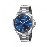 Ficha técnica e caractérísticas do produto Relógio Masculino Mondaine Visor Azul Prata 99420g0mvne3