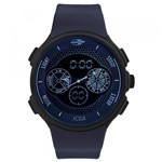 Ficha técnica e caractérísticas do produto Relógio Masculino Mormaii MO1608B/8C 48mm Silicone Azul