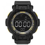 Ficha técnica e caractérísticas do produto Relógio Masculino Mormaii MOM08111C/8Y 56mm Digital Borracha Preto (Detalhe Amarelo)