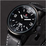 Relogio Masculino Naviforce Pulseira Couro NF9134