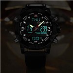 Relógio Masculino NAVIFORCE Esporte de Quartz LED Digital Militar Resistente à Água