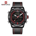 Ficha técnica e caractérísticas do produto Relógio Masculino Naviforce NF9144 BRB - Preto e Vermelho