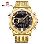 Ficha técnica e caractérísticas do produto Relógio Masculino Naviforce NF9172S GCEG Aço Inox - Dourado