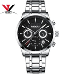 Ficha técnica e caractérísticas do produto Relógio Masculino NIBOSI Sports Watch Men Luxury Brand Waterproof Steel Band