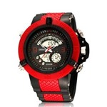 Ficha técnica e caractérísticas do produto Relógio Masculino Ohsen Anadigi Esporte Vermelho Ad2811