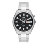 Ficha técnica e caractérísticas do produto Relógio Masculino Orient Automatic 469SS076 G1SX Fundo Cinza