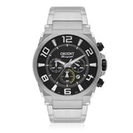 Ficha técnica e caractérísticas do produto Relógio Masculino Orient Chronograph Quartz MBSSC158 P2SX Fundo Preto