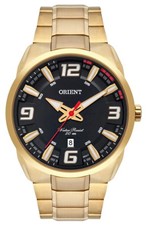 Ficha técnica e caractérísticas do produto Relogio Masculino Orient Dourado Folheado Ouro MGSS1178-P2KX