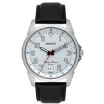 Ficha técnica e caractérísticas do produto Relogio Masculino Orient Pulseira de Couro Prova Dagua Social Inox MBSC1031 S2PX