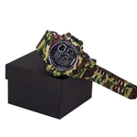 Relógio Masculino Orizom O-shock Original Verde Camuflado Digital Militar Promoção