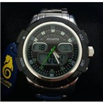 Ficha técnica e caractérísticas do produto Relógio Masculino Prata Atlantis G3208