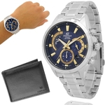 Ficha técnica e caractérísticas do produto Relógio Masculino Prata Azul EFV-580D-2AVUDF