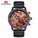 Ficha técnica e caractérísticas do produto Relógio Masculino Preto Esportivo Couro VA VA VOOM 209PM