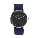 Relógio Masculino Pulseira Nylon Azul - James Cook - Modelo Black Waterbury