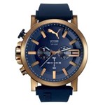 Ficha técnica e caractérísticas do produto Relogio Masculino Puma Analogico - 96258gppsru5 -azul