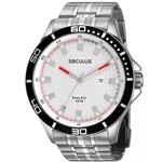 Ficha técnica e caractérísticas do produto Relógio Masculino Seculus Analógico Calendário Visor Branco