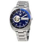 Ficha técnica e caractérísticas do produto Relogio Masculino Seiko 5 Automatico 24 Jewels Fundo Azul