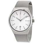 Ficha técnica e caractérísticas do produto Relógio Masculino Skagen Ancher SKW6262/1BN 41mm Prata