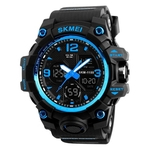 Ficha técnica e caractérísticas do produto Relógio Masculino Skmei 1155 Esportivo Prova D'água Azul