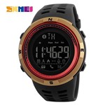 Ficha técnica e caractérísticas do produto Relógio Masculino Skmei 1250 Bluetooth - Vermelho Dourado