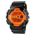Ficha técnica e caractérísticas do produto Relógio Masculino Skmei Digital Esporte Laranja 1026