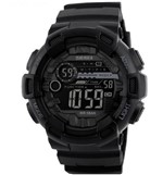 Ficha técnica e caractérísticas do produto Relógio Masculino Skmei Digital Esportivo Militar 1243 Preto