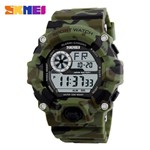 Relógio Masculino Skmei Modelo Sk1019 Esportivo Militar - Verde Camuflado