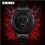 Ficha técnica e caractérísticas do produto Relógio Masculino Skmei Skull 9178 - Preto