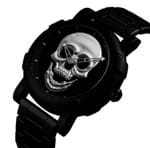 Ficha técnica e caractérísticas do produto Relógio Masculino Skmei Skull (Prata)