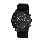 Relógio Masculino Slim Grafite Cronógrafo Pulseira Telinha