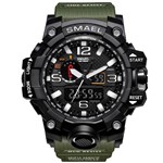 Ficha técnica e caractérísticas do produto Relógio Masculino Smael 1545 G-Shock Militar - Verde