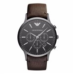 Relógio Masculino Social Emporio Armani AR2462 Couro Marrom