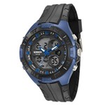 Ficha técnica e caractérísticas do produto Relógio Masculino Speedo 81099g0evnp2 Anadigi Preto/azul