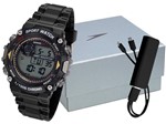 Ficha técnica e caractérísticas do produto Relógio Masculino Speedo Digital - 81193G0EVNP1K1 Preto com Carregador Portátil