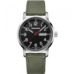 Relógio Masculino Suíço Wenger Linha Atitude 42mm Verde 01.1541.110