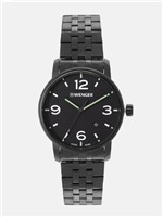 Relógio Masculino Suíço Wenger Urban Classic Aço Inox Preto 01.174,119