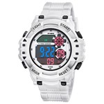 Relógio Masculino Synoke 9468 Esportivo Digital Branco NF