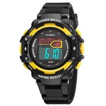 Relógio Masculino Synoke 9488 Digital a Prova D'água Amarelo