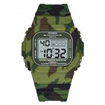 Ficha técnica e caractérísticas do produto Relógio Masculino Synoke 9613 Esportivo Militar Camuflado NF