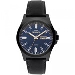 Ficha técnica e caractérísticas do produto Relógio Masculino Technos 2305BA/2A 44mm Couro Preto