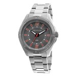 Relógio Masculino Technos 2036LOD/1R 44mm Pulseira Aço Prata