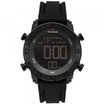 Ficha técnica e caractérísticas do produto Relógio Masculino Technos BJK006AA/4P 48mm Silicone Preto