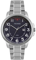 Ficha técnica e caractérísticas do produto Relógio Masculino Technos Classic Steel 2115MOZ/1A 45mm Aço Prata