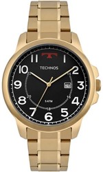 Ficha técnica e caractérísticas do produto Relógio Masculino Technos Classic Steel 2115MPA/4P 45mm Aço Dourado