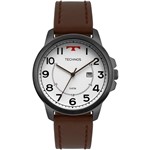 Ficha técnica e caractérísticas do produto Relógio Masculino Technos Classic Steel 2115MPB/2B 46mm Couro Marrom