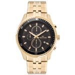 Ficha técnica e caractérísticas do produto Relógio Masculino Technos JS15FE/4P 48mm Pulseria Aço Dourado