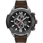 Ficha técnica e caractérísticas do produto Relógio Masculino Technos Legacy Classic Cronógrafo Grande 56mm Pulseira de Couro Marrom OS10FF/2P