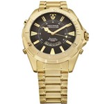 Relógio Masculino Technos Performance Skydiver T205FL/4P 48mm Dourado (Fundo da Caixa Preto)