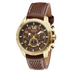 Relógio Masculino Technos Skymaster JS25BG/0M 48mm Couro Marrom